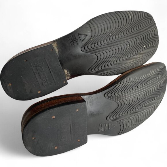 Ferrini Pink White Crosses Leather Distressed Western Cowgirl Cowboy Boots 8.5 - Picture 15 of 15